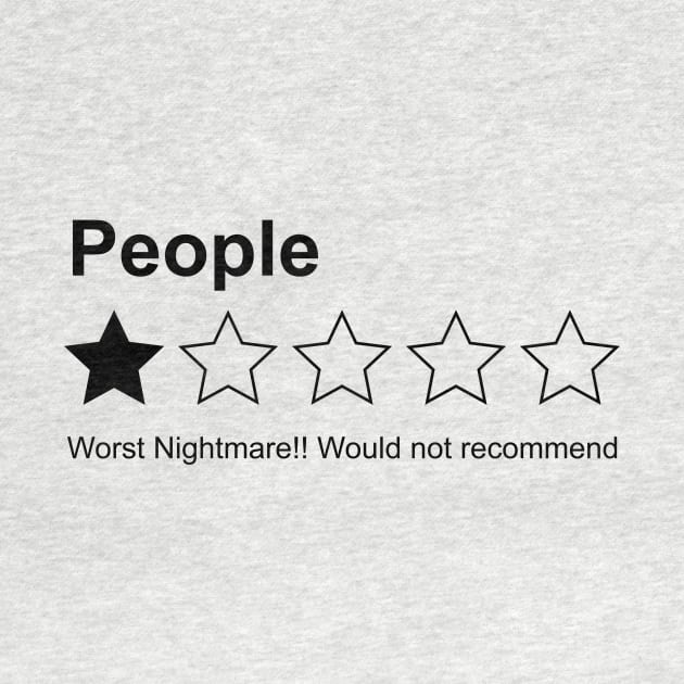 People Rating One Star Worst Nightmare by kaitokid